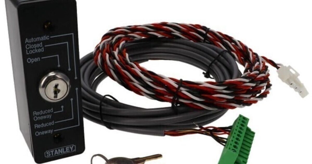 Stanley Codekey Entry System 313720 STANLEY 6-POS KEY SWITCH; INCLUDES:… | Door Controls USA
