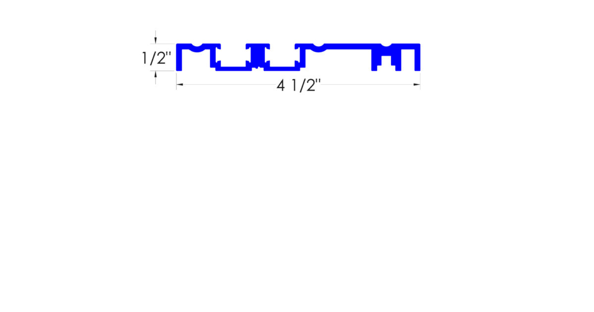 535262 STANLEY DURA-GLIDE THRESHOLD BZ 4-1/2in;… | Door Controls USA