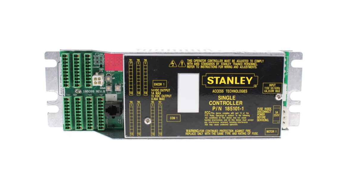 R185101-1 STANLEY MC521 PRO CONTROL - SINGLE | Door Controls USA
