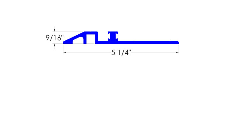 516327 STANLEY EXTRUSION THRESHOLD-SURF ANGLE CL;… | Door Controls USA